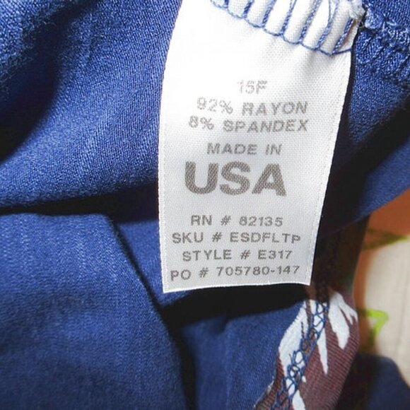 Fresh Produce FLAMINGO Flea Market Size 3X DRESS Sleeveless POCKETS V-Neck TANK - Picture 9 of 9